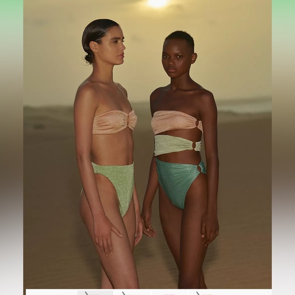 NWT isla cut-out bandeau bikini - Picture 3 of 5